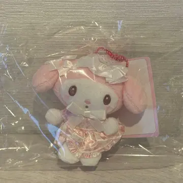 마이멜로디 화이트 딸기 티타임 후와쿠타 마스코트