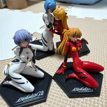 영 에이스 부록 아야나미 레이 & 아스카 피규어