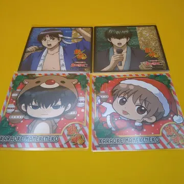 은혼 코스터 마네키네코 특전 카드 4장 세트