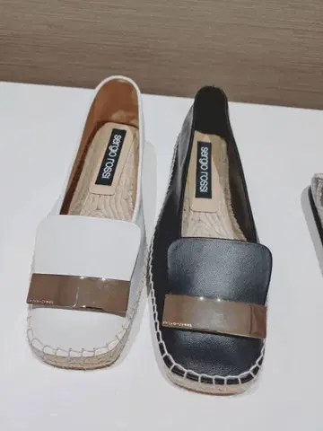 Sergio Rossi 에스파드리유 내퍼 가죽 35