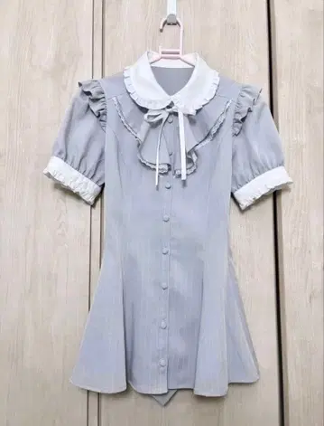 Secret honey 셋업 블루 그레이