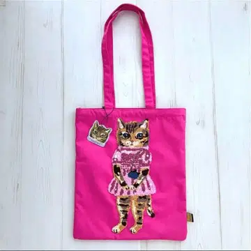 새상품 나탈리 레테 플러피 렉탱글 토트 Maya 고양이 고양이 고양이