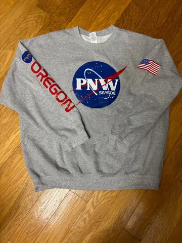 [ NASA ] PNW SEASIDE 크루넥 맨투맨 2XL 그레이