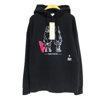 텐 c x GANG BOX 맨투맨 후드티 M 이탈리아제 블랙