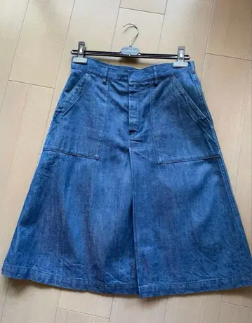 HYKE 데님 블루 타이트 스커트 사이즈 2