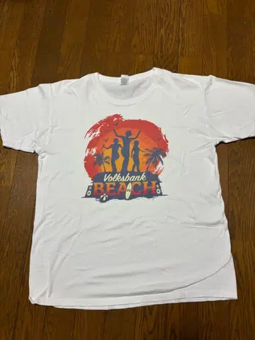 FRUIT OF THE LOOM Volksbank Beach 티셔츠 M