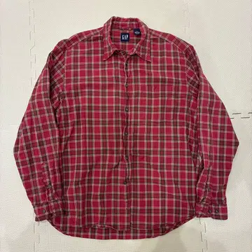 올드 갭 체크 셔츠 90s