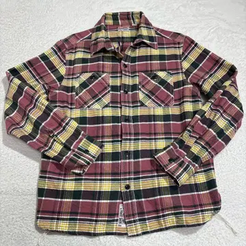 레어 빈티지 컨디션 최상 휴스턴 비에라 셔츠 긴팔 두꺼운 남성용 XL