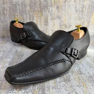 Y2K whoop-de-doo [ 27 ] 가죽 몽크 스트랩 블랙