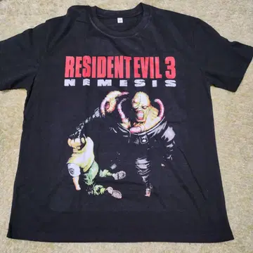 바이오하자드 3 네메시스 추적자 호러 게임 T셔츠