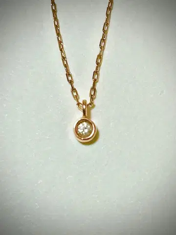 Jouete(쥬에테) 10K 다이아몬드 목걸이