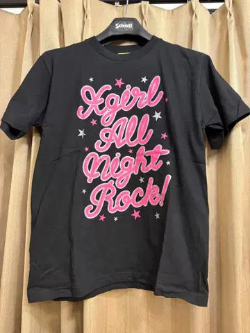 x-girl 타워 레코드 더블 네임 T셔츠