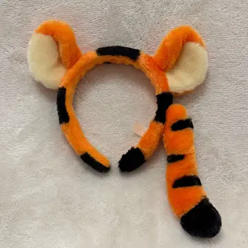 도쿄 디즈니 리조트 곰돌이 푸 티거 꼬리 머리띠