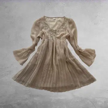 00년대 페어리 그런지 모리걸 axes 레이스 플리츠 원피스 M