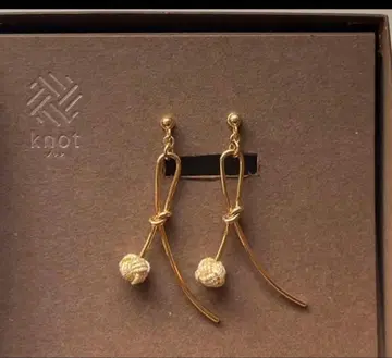 knot 노드 미즈히키 귀찌 골드 써지컬 스테인리스 박스 포함