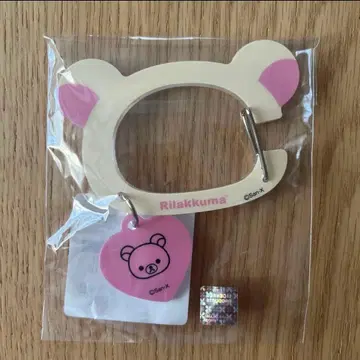 코리락쿠마 SPINNS 아크릴 카라비너 코리락쿠마 핑크