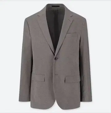 새상품급 유니클로 감동 자켓 (울트라 라이트 울 라이크) 그레이 XL