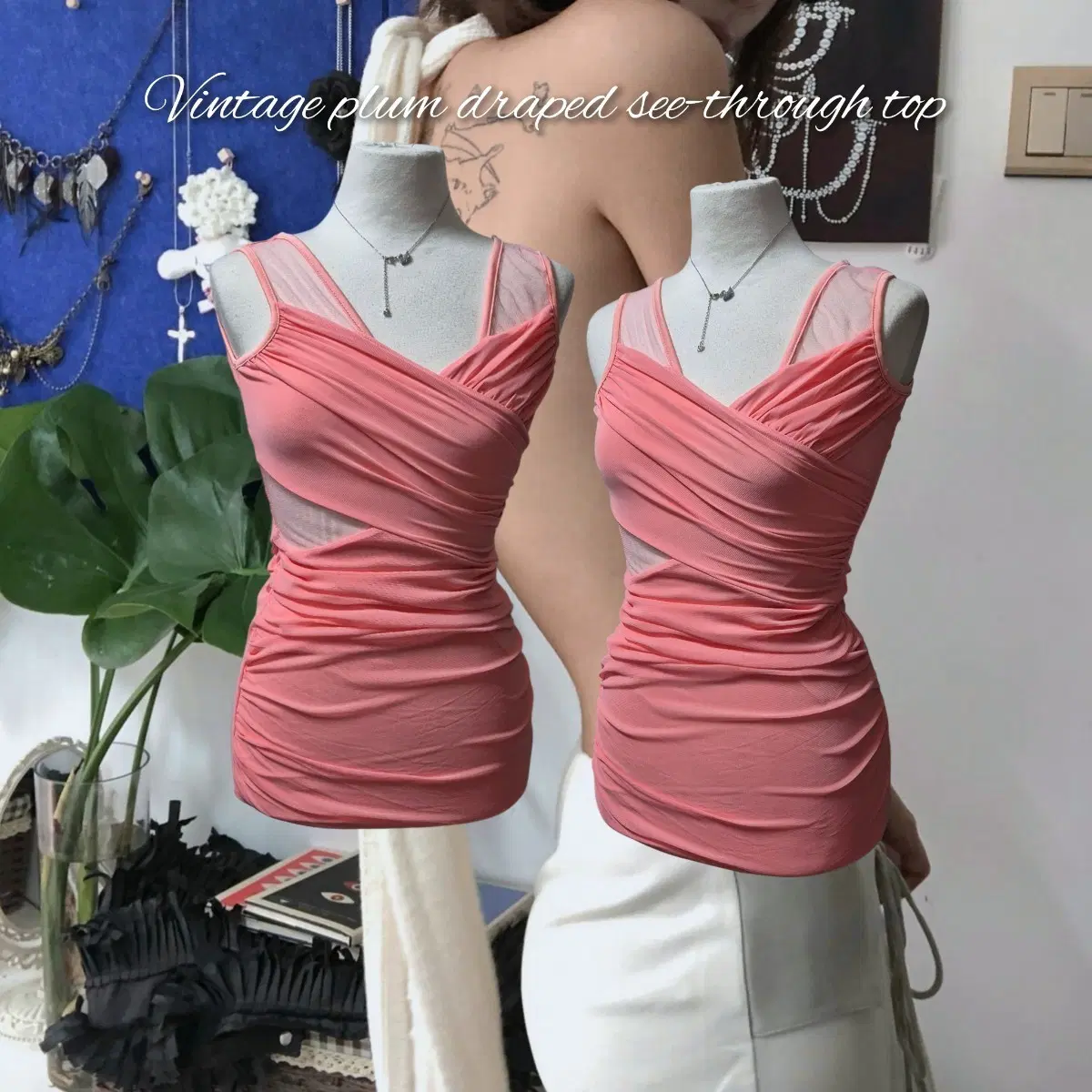 Purrfect Off Strap Layered Tank Top #Perverze,#퍼버즈,#나시 on 