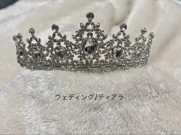 브라이덜 액세서리 티아라 실버