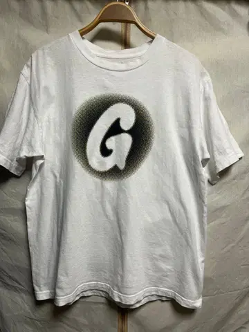 GOODENOUGH G 로고 T셔츠 M 화이트