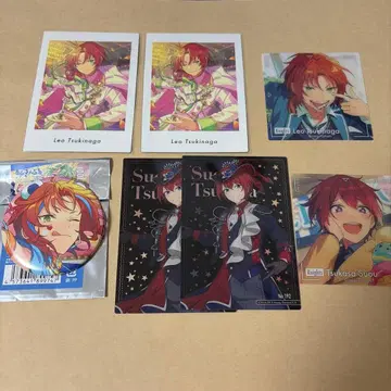 앙스타 컬렉션 캔뱃지 레오 츠카사 스퀘어 클리어 카드 파샤