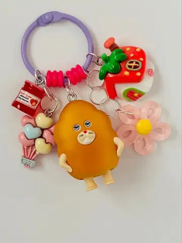 가짜 빵 도둑 빵 도둑 찰랑찰랑 키링 No.362