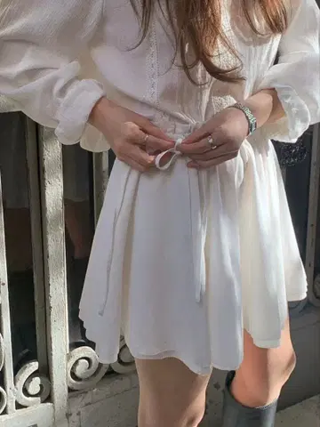 ounce Pico banding mini skirt