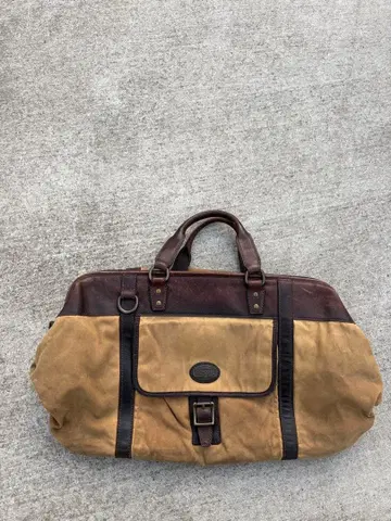 FOSSIL 보스턴 백 캔버스 가죽