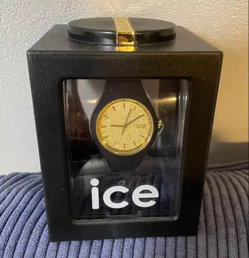 ICE WATCH 아이스워치 아이스 글리터 손목시계 블랙 골드