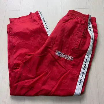 Karl Kani 나일론 팬츠 윈드브레이커 사이즈 L 레드