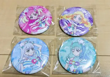 원더풀 프리큐어! 프리티 스토어 원더풀 주머니 캔뱃지 4종 세트