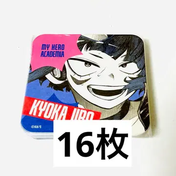 나의 히어로 아카데미아 원화전 아트 코스터 지로 쿄카