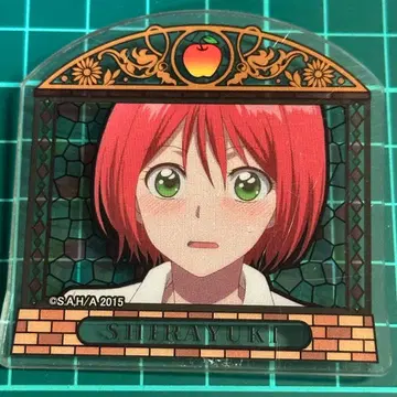 빨강머리 백설공주 아크릴 배지 브로치 클리어 브로치 컬렉션 백설