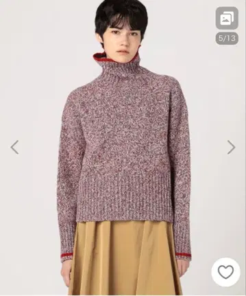 TOMORROWLAND MACPHEE 파인 라무즈 울 터틀넥