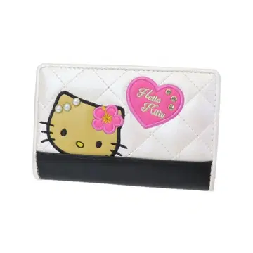 2단 접이식 지갑 산리오 와펜 키티 지갑 헬로키티