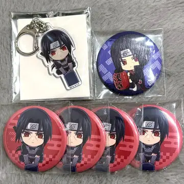 NARUTO 우치하 이타치 플레이백 키링 캔뱃지 귈귈