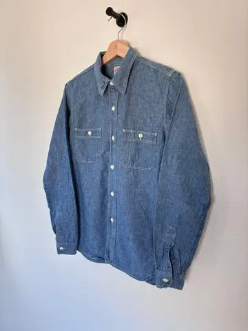 리얼 맥코이 8HU 샴브레이 밀리터리 셔츠 JOE McCOY