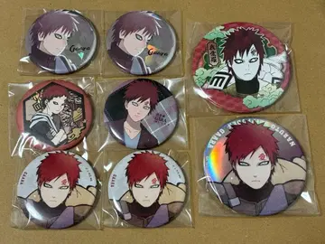 NARUTO -나루토- 돌풍전 캔뱃지 가아라 8종 세트