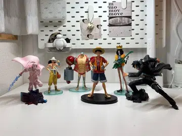 원피스 피규어 묶음 판매 루피 샹크스 에이스 기타 3체