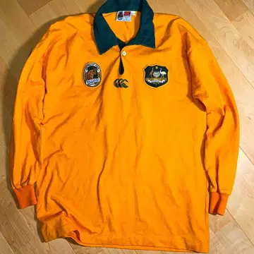 구제 의류 90s 빈티지 캔터베리 호주 왈라비 라거 셔츠