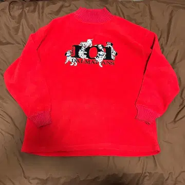 [ Disney ] 90s 101마리 강아지 플리스 맨투맨