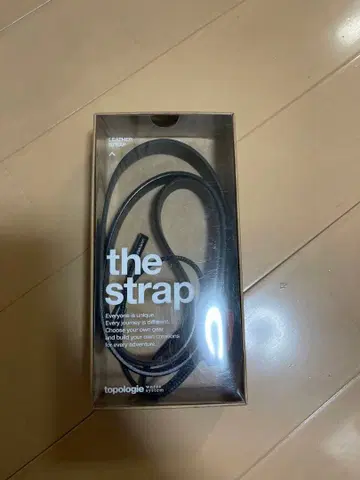 topologie 레더 스트랩 블랙