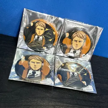 쟝 진격의 거인 Dignified 캔뱃지 캐릭터 로그