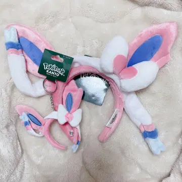 미사용 새상품 포케파크 칸토 님피아 머리띠 키링