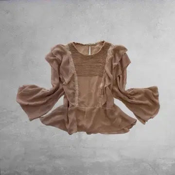 00's 페어리 그런지 모리걸 snidel 레이스 프릴 블라우스