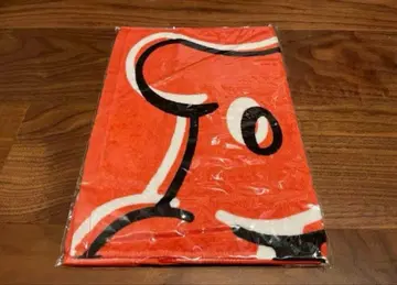 Aooo 로고 페이스 타월 오렌지