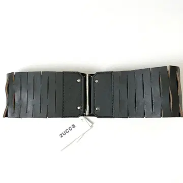 [ 미사용 ] ZUCCa 주카 천연 가죽 코르셋 가죽 벨트 블랙 일본제