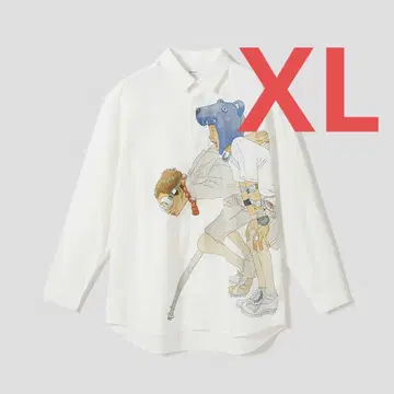 XL 그라니프 루즈 셔츠 마츠모토 타이요 철콘 근크리트 핑퐁