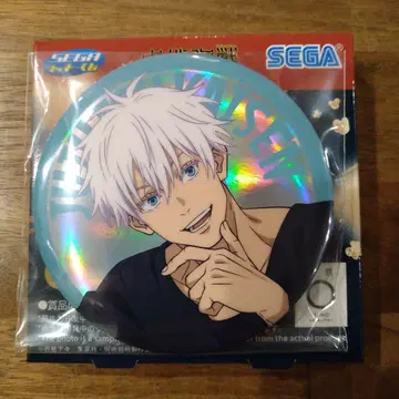 고죠 사토루 캔뱃지 주술회전 세가 럭키 쿠지 Fun! Fun! Fun!