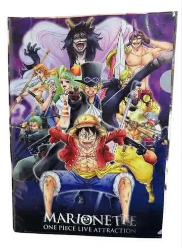 [미개봉 새상품] 도쿄 원피스 타워 MARIONETTE 클리어 파일